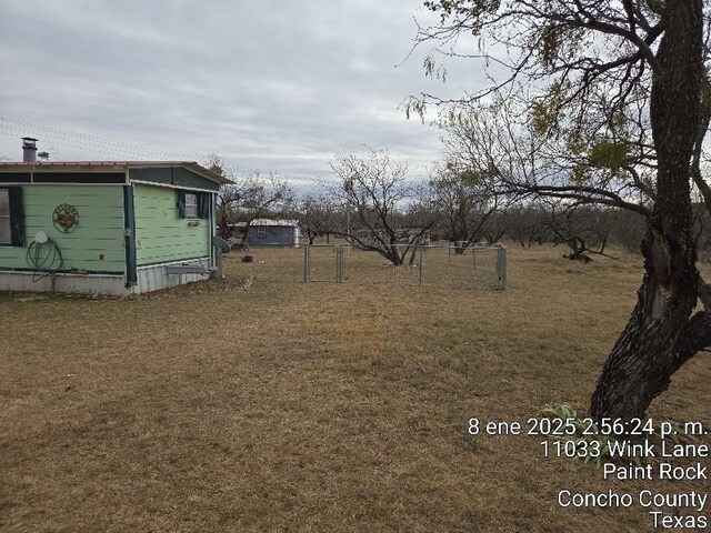 view of yard