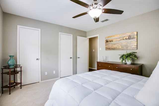 3306 Timber Ridge Dr, San Angelo, TX 76904 - bedroom featuring carpet flooring and a ceiling fan