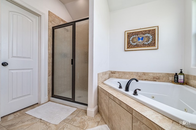 5292 Grey Wolf Ln, San Angelo, TX 76901 - bathroom featuring a shower stall and a whirlpool tub