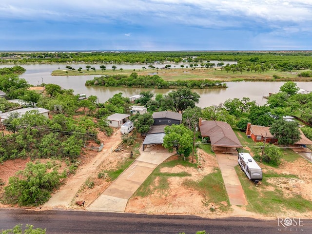 3237 Red Bluff Rd W, San Angelo, TX 76904 - bird's eye view of a nearby body of water