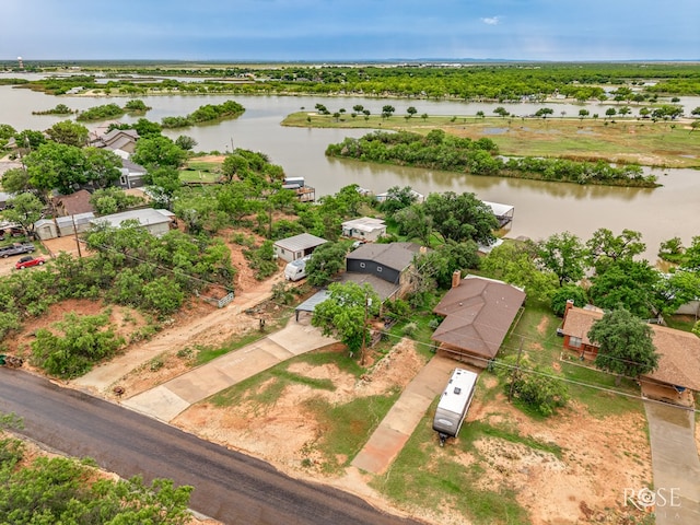 3237 Red Bluff Rd W, San Angelo, TX 76904 - drone / aerial view of a nearby body of water