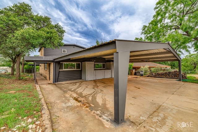 3237 Red Bluff Rd W, San Angelo, TX 76904 - view of front of house featuring an attached carport