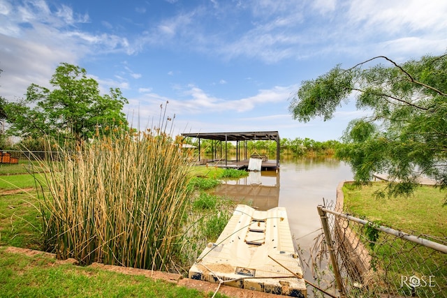 3237 Red Bluff Rd W, San Angelo, TX 76904 - dock with a water view
