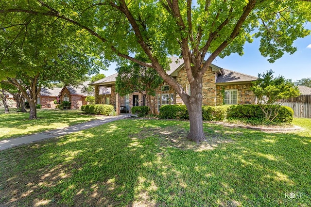 3122 Clearview Dr, San Angelo, TX 76904 - view of front of home with brick siding