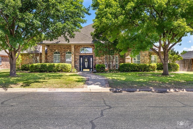 3122 Clearview Dr, San Angelo, TX 76904 - view of front of home featuring brick siding