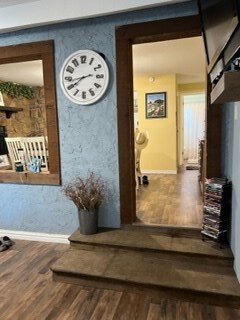 2026 Mermaid Rd, San Angelo, TX 76904 - details featuring wood finished floors and baseboards