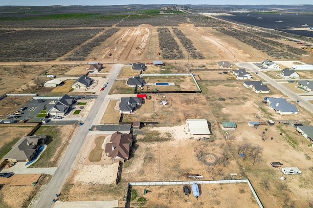 aerial view featuring a rural view