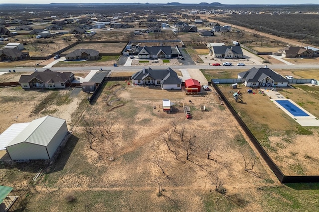 birds eye view of property featuring a residential view