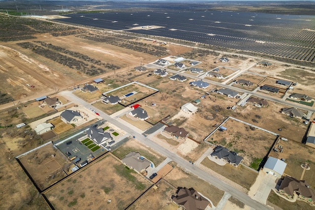 aerial view featuring a rural view