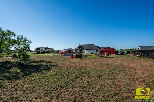 3536 Jaguar Trl, San Angelo, TX 76901 - view of yard with an outbuilding