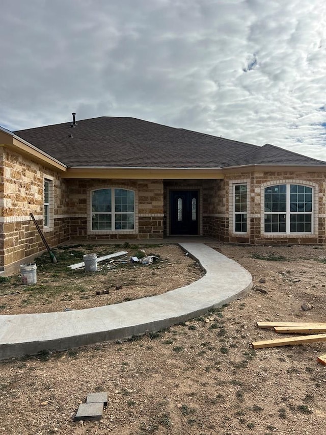 view of back of property