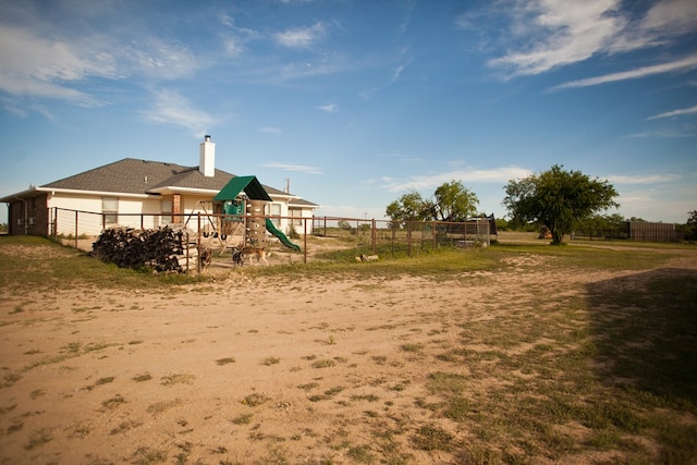 10581 Ballard Rd, San Angelo, TX 76901 - view of playground with fence