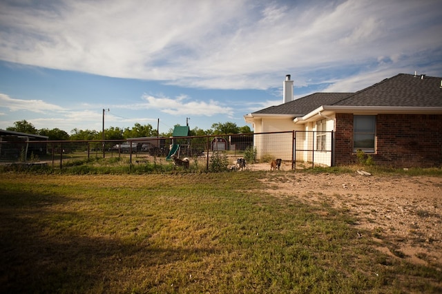 10581 Ballard Rd, San Angelo, TX 76901 - view of yard