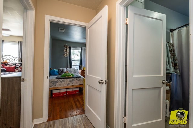 113 N Belaire Ave, San Angelo, TX 76905 - hall with wood finished floors