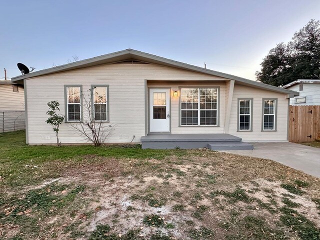 view of rear view of house