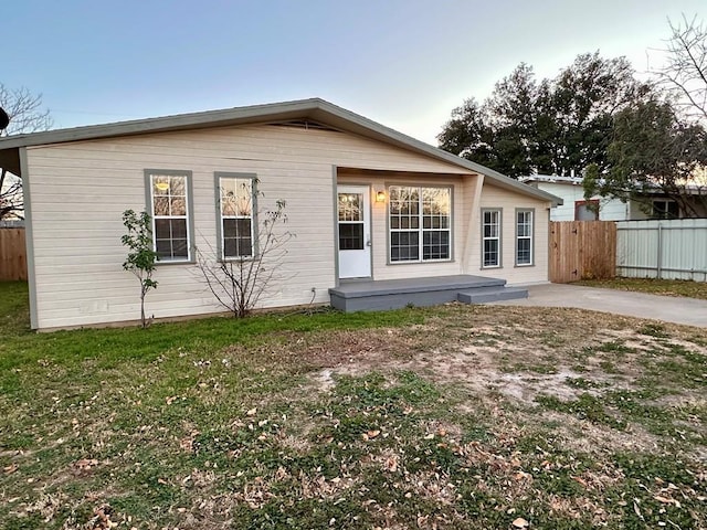 view of rear view of house