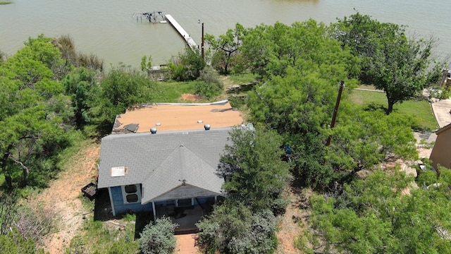  - view from above of property featuring a nearby body of water
