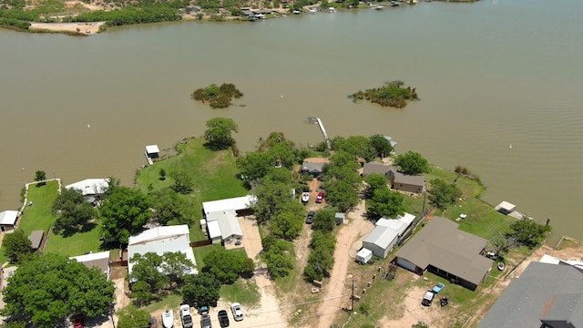  - aerial perspective of suburban area with a large body of water
