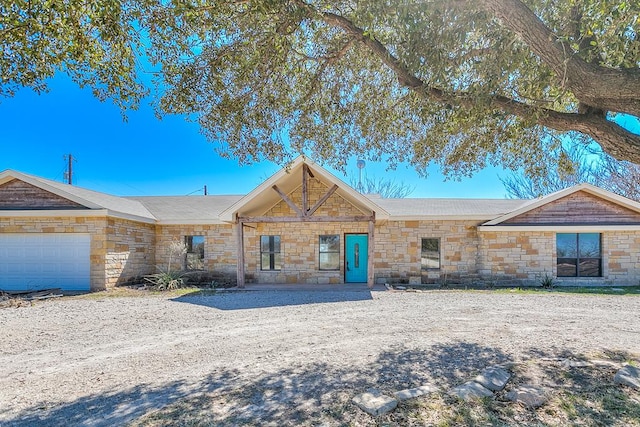 view of front of property featuring an attached garage