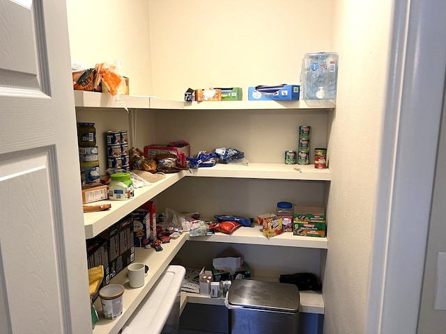 view of pantry