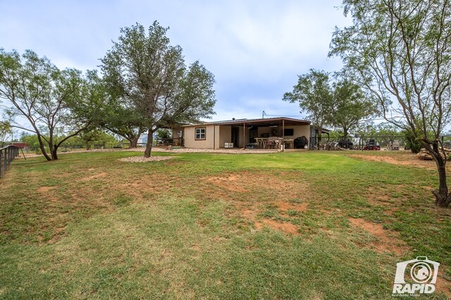 715 E Main St, Bronte, TX 76933 - back of house with a patio area