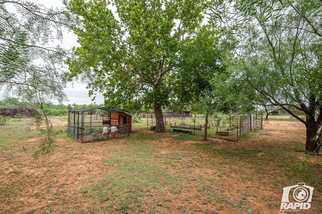 715 E Main St, Bronte, TX 76933 - view of yard with exterior structure and an outbuilding