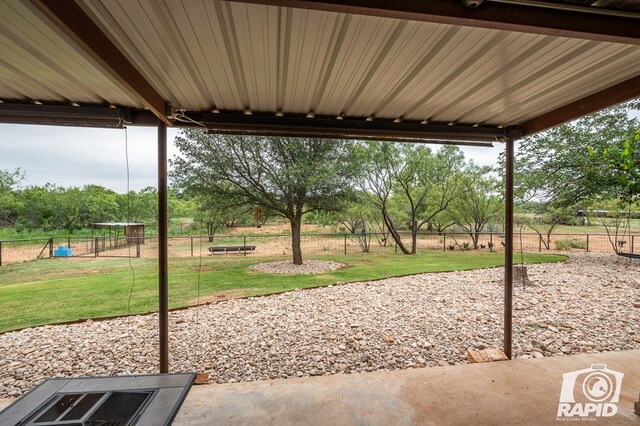715 E Main St, Bronte, TX 76933 - view of patio / terrace with a playground