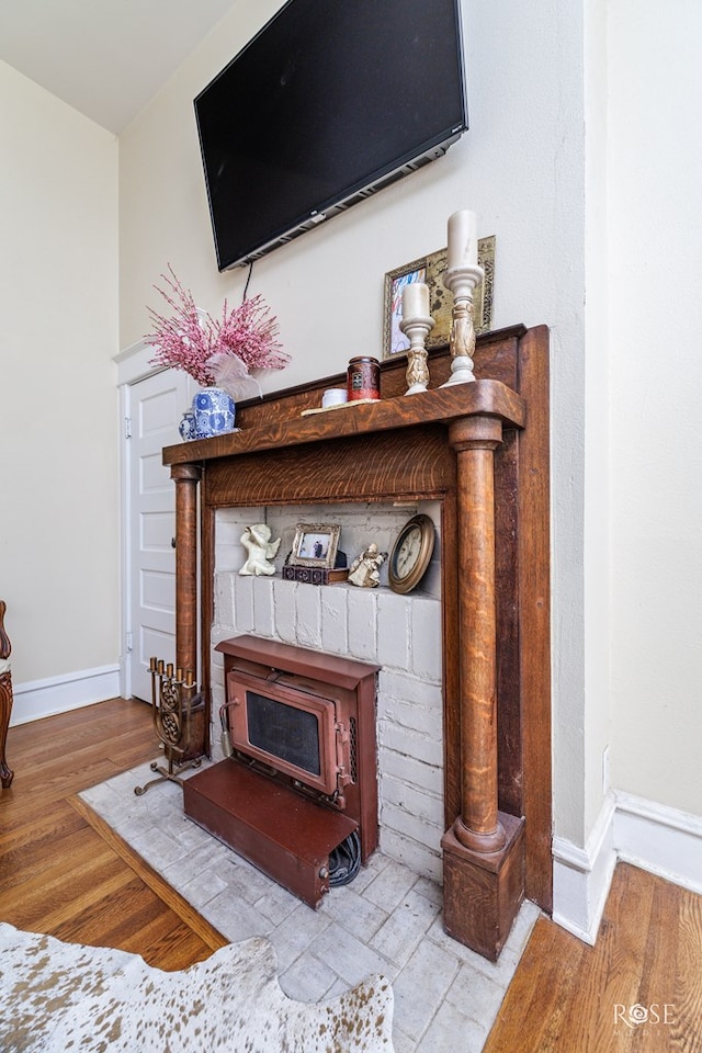 1325 S David St, San Angelo, TX 76901 - detailed view of baseboards and wood finished floors