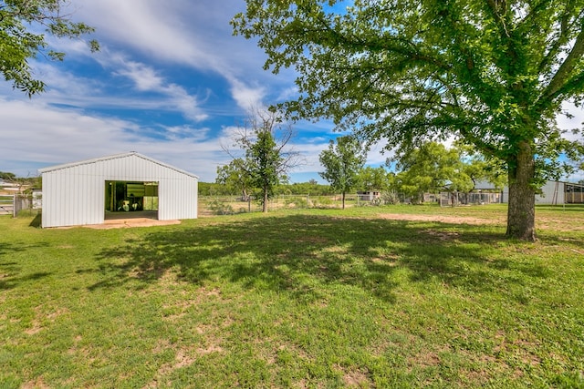 4302 Homestead Cir, Wall, TX 76903 - view of yard with an outbuilding and an outdoor structure