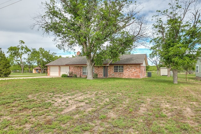 4302 Homestead Cir, Wall, TX 76903 - ranch-style home featuring a garage and concrete driveway