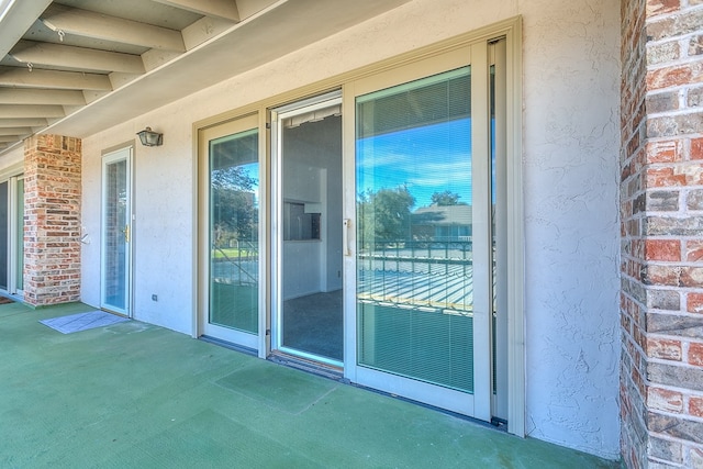 exterior space with a patio