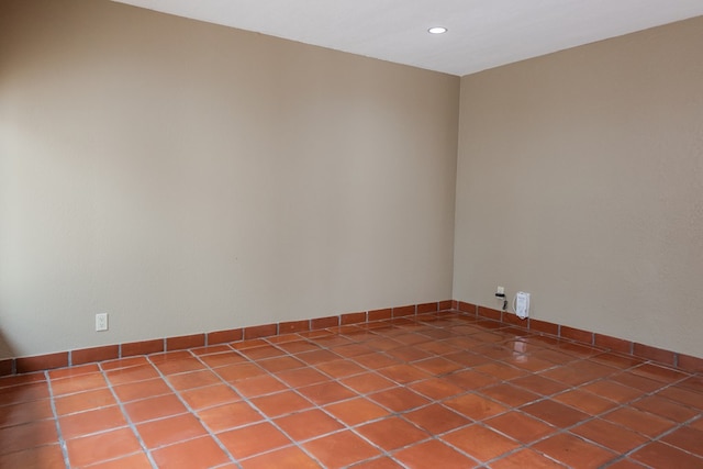 3705 Gemini Dr, San Angelo, TX 76903 - empty room with baseboards and recessed lighting