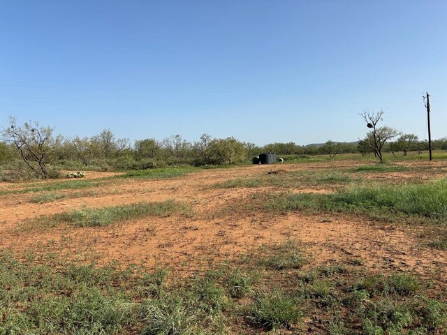 view of landscape featuring a rural view