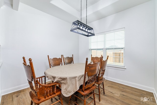 dining room featuring hardwood / wood-style floors