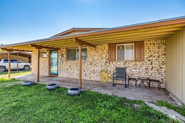 view of rear view of property