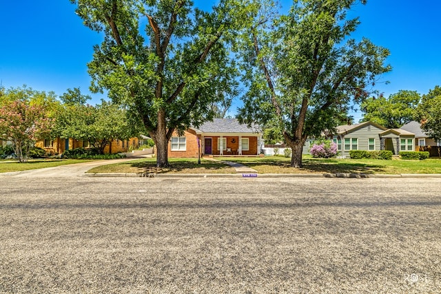 view of ranch-style home