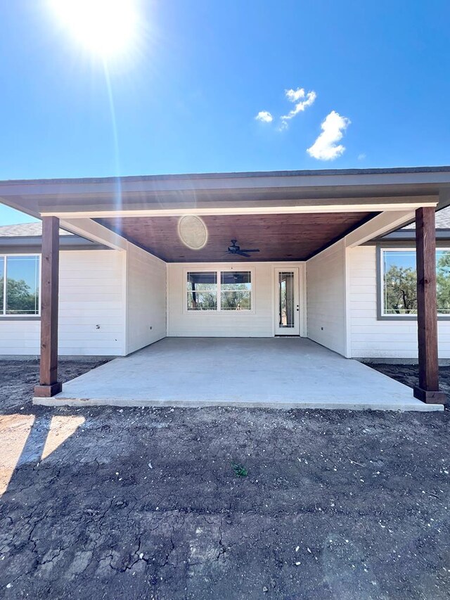 exterior space with a patio