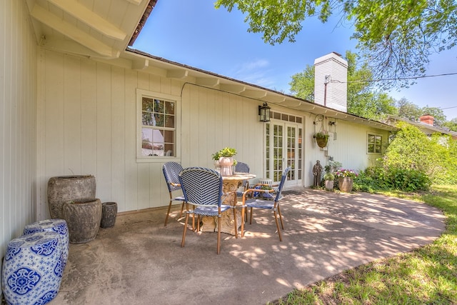 2121 Sul Ross St, San Angelo, TX 76904 - view of patio featuring french doors