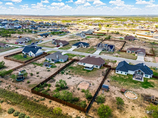 birds eye view of property featuring a residential view