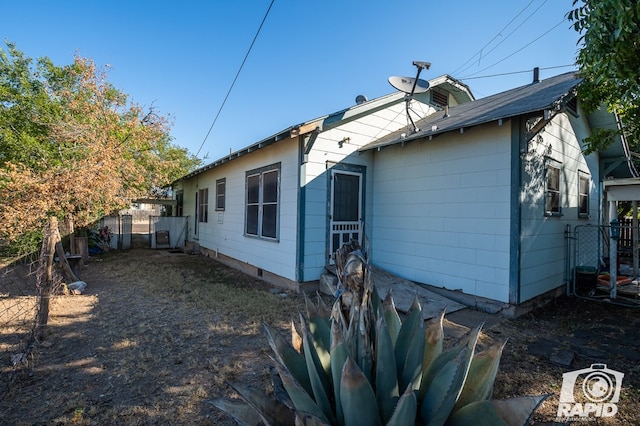 view of side of home