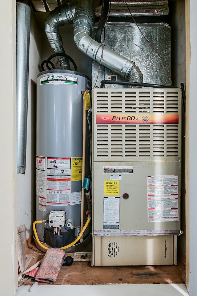 utilities with water heater