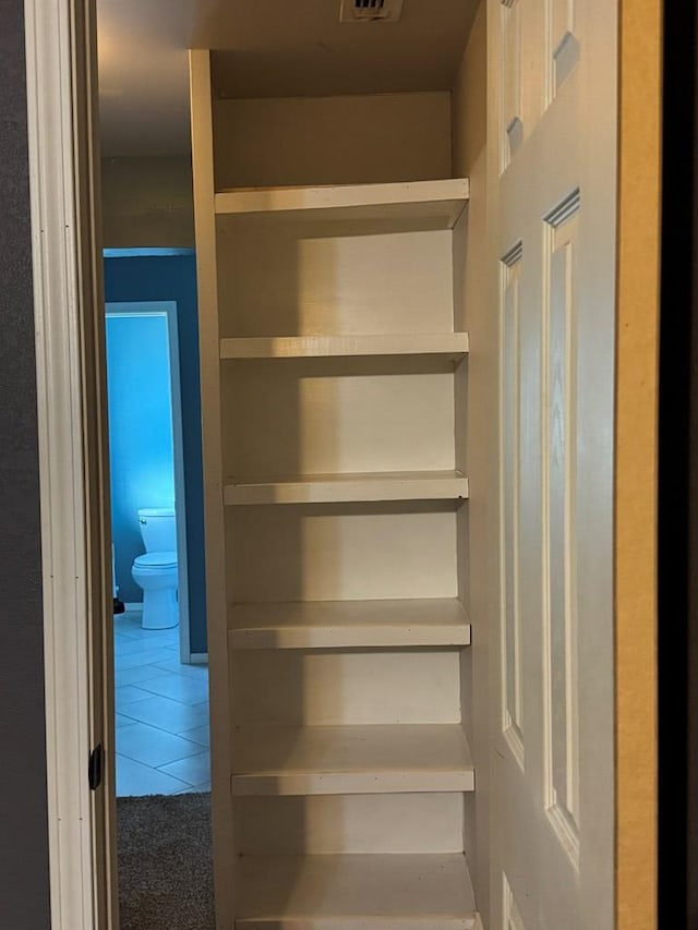 view of closet