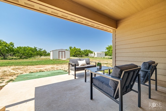 7738 Bison Trl, San Angelo, TX 76901 - view of patio / terrace featuring an outdoor living space