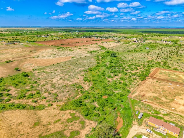 8881 Rust Rd, San Angelo, TX 76905 - aerial view of property and surrounding area featuring rural landscape