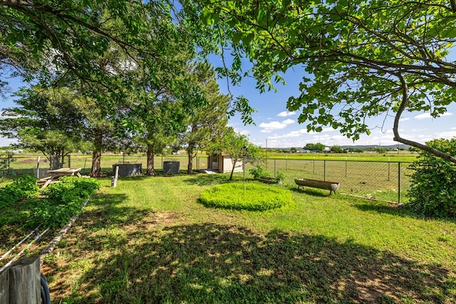 8881 Rust Rd, San Angelo, TX 76905 - view of yard with a rural view