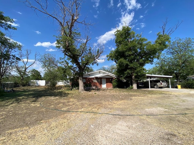 view of yard