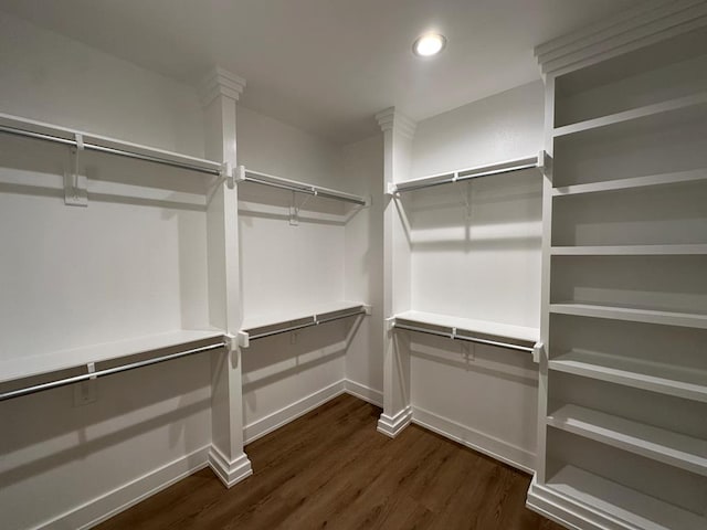 3615 Clearview Dr, San Angelo, TX 76904 - spacious closet featuring dark wood-type flooring