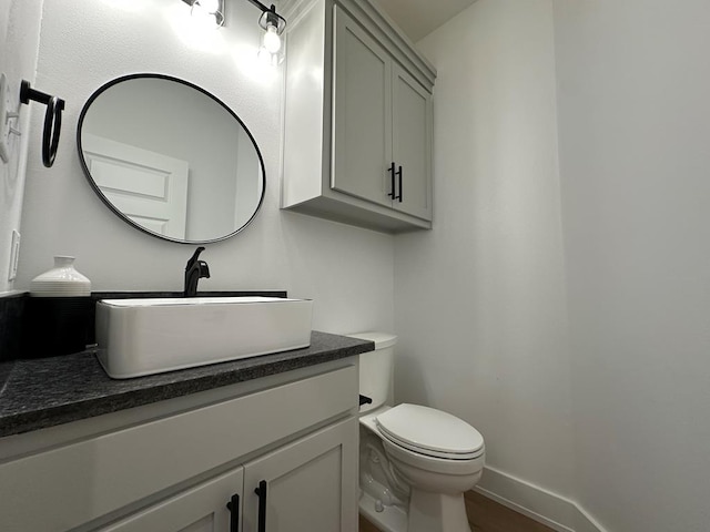 3615 Clearview Dr, San Angelo, TX 76904 - bathroom featuring toilet and vanity