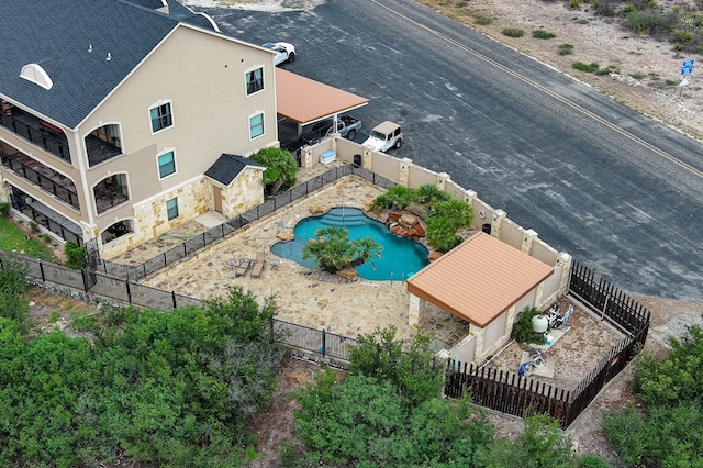 7164 Texas Unit R2, Del Rio, TX 78840 - view from above of property with a pool