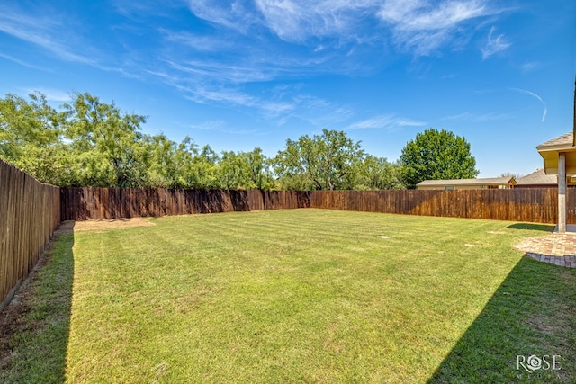 3926 Caroline Ln, San Angelo, TX 76904 - view of fenced backyard